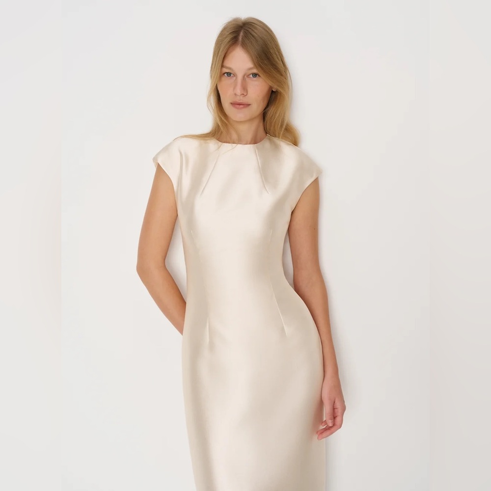 Reformation Cream Belden Dress - Picture 4 of 9
